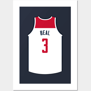 Bradley Beal Washington Jersey Qiangy Posters and Art